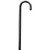 Carex Health Brands Round Handle Wood Cane, Black