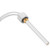 K Type EGT Thermocouple Stainless Steel Temperature Probe Sensors Exhaust Gas Temp Probe 1/8" NPT with Exposed Tip & Connector