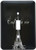 3dRose lsp_178953_1 French Black and White Eiffel Tower Light Switch Cover