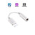 3.5mm Headphone Jack Adapter Compatible with iPhone Xs/Xs Max/XR/ 8/8 Plus/X (10) / 7/7 Plus, Audio Splitter Accessories Music Aux Adapter Headphone Dongle 3.5mm Earbud Cable - White