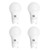 A19 Led Light Bulb Gu24 Base Daylight 5000k 1200Lumens Lamp, Dimmable Led Bulb in Living Room-4 Packs 12w(75w Equivalent) by MayJazz