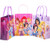 Princess Disney 12 Premium Quality Party Favor Reusable Medium Plastic Gift Goodie Bags 8"