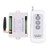 12V Motor Remote Switch 2 Channel Relay RF Radio Remote Control, DC 12V to 36V Motor Forward and Reverse, 433MHz Remote Control Learning Switch (1Transmitter and 1 Receiver)
