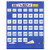Eamay Classroom Monthly Calendar and Weather Pocket Chart with 43 Clear Pocket, 3 Storage Pockets for Easy Wall or Stand Chart
