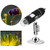 Sweem Digital Microscope 50x to 1000x Magnification 8-LED Mini Microscope Endoscope Camera Magnifier with Stand Compatible with Mac Window 7 8 10 Android