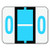 Smead BCCR Bar-Style Alphabetic Color-Coded Labels, Letter O, Blue/White Bar, 500 Labels per Roll (67085)
