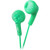 JVC HAF160G Gumy Ear Bud Headphone Green