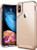 Caseology Skyfall for iPhone Xs Case (2018) - Clear Back & Slim Fit - Gold