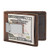 HOJ Co. Deacon ID BIFOLD Front Pocket Wallet-Full Grain Leather-Bifold Money Clip Wallet (Brown Natural Grain)