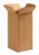 Aviditi 448 Tall Corrugated Box, 4" Length x 4" Width x 8" Height, Kraft (Bundle of 25)