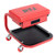 RTJ 250 lbs Capacity Mechanic Roller Seat with Drawer C-Frame Rolling Stool, Red