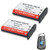 ValuePack (2 Count): Digital Replacement Camera and Camcorder Battery for Casio NP-90, Exilim EX-H10 - Includes Lens Pouch