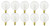 60-watt G16.5 Decorative Globe E12 Candelabra Base Light Bulbs, Crystal Clear, 10-Pack