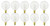 60-watt G16.5 Decorative Globe E12 Candelabra Base Light Bulbs, Crystal Clear, 10-Pack
