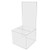 Clear Acrylic Display Donation Box - Ballot Box - Ticket Box - Suggestion Box ~(2 Pack)