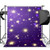 EARVO 5x7ft Purple Starry Galaxy Background Shining Stars Photography Backdrop Baby Shower Children Birthday Party Cotton Backdrop Studio Video Props EAGE003