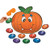 Fun Express - Silly Pin The Nose On The Pumpkin Game for Halloween - Toys - Games - Pin The & Bulls Eye Games - Halloween - 2 Pieces