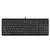 Perixx Periboard-320 Wired LED Backlit Trackball Keyboard with 2 Hubs, Rollerball Illuminated Keyboard with Numeric Keypad, Compact Size Keyboard, US Layout