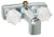 Valterra LLC Phoenix PF213361 Two-Handle 4" Tub/Shower Diverter Faucet with D-Spud-Chrome, Plastic