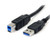 StarTech.com 3 ft / 91cmm Black SuperSpeed USB 3.0 Cable A to B - USB 3 A (m) to USB 3 B (m)
