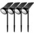 TEALP Solar Lights Outdoor, Waterproof 7 LED Solar Landscape Light Outdoor, Adjustable Solar Garden Spotlights with Auto On/Off for Yard, Pathway, Walkway, Driveway, Pool, Patio (4 Pack)