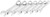 Tradespro 836599 SAE Stubby Wrench Set, 7-Piece