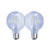 GE Lighting Reveal HD LED 3.2-watt (40-watt Replacement), 240-Lumen G25 Light Bulb with Medium Base, 2-Pack