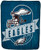 The Northwest Company Officially Licensed NFL Philadelphia Eagles Grand Stand Plush Raschel Throw Blanket, 50" x 60"