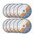 LotFancy Cutting Wheels, 4 Inch by 0.045 Inch Cut off Wheels, Metal and Stainless Steel Cutting Disc, 5/8 Arbor, Pack of 10