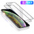 [3-Pack] iPhone Xs/iPhone X Screen Protector Glass, Front Back iPhone Xs Max Tempered Glass Screen Protector [Case Friendly] [Bubble-Free] with Easy Installation for Apple iPhone X/Xs 5.8 Inch 