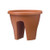Exaco Corsica Flower Bridge Planter, Terra Cotta, 2-Per Pack
