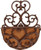 Esschert Design USA BPH51 Half Round Cast Iron Wall Planter