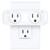OUKITEL Smart Wi-Fi Plug, Mini Smart Plug Outlet Socket with Timer Switch Voice and App Controlled, Compatible with Amazon Alexa Google IFTTT (1, Gray)