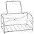 Hoffmaster BSK2101 Chrome Guest Towel Holder, 9-1/4' Length x 5' Width x 4-3/4' Height