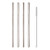Stainless Steel Drinking Straws, Alotpower Metal Straws for 20 oz Tumbler, Fits RTIC Tumbler, Fits All Yeti Ozark Trail SIC & RTIC Tumblers(Cleaning Brush Included)