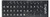 [2PCS Pack] HRH English Keyboard Stickers,PC Keyboard Stickers Black Background with White Lettering for Computer