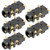 uxcell 5Pcs PCB Mount 3.5mm 5 Pin Socket Headphone Stereo Jack Audio Video Connector Black PJ327E