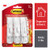 Command White 3 lb Capacity Medium Hooks, 6 hooks, 12 strips, Indoor Use (17001-6ES)