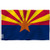 Anley Fly Breeze 3x5 Foot Arizona State Polyester Flag - Vivid Color and UV Fade Resistant - Canvas Header and Double Stitched - Arizona AZ State Flags with Brass Grommets 3 X 5 Ft