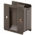 Slide-Co 164430 Pocket Door Passage Pull, Classic Bronze