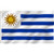 Anley Fly Breeze 3x5 Foot Uruguay Flag - Vivid Color and UV Fade Resistant - Canvas Header and Double Stitched - Uruguayan Flags Polyester with Brass Grommets 3 X 5 Ft