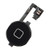 Johncase Home Button Flex Ribbon Cable Assembly w/Rubber Gasket Replacement Part Compatible iPhone 4s (Black)