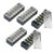 Onwon 600V 15A Dual Row 5 Position Barrier Screw Terminal Strip Block 5 Pcs