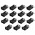 uxcell DC-002 3.5mmx1.3mm DC Power Jack Plug 3 Pin Female Socket Connector 15pcs
