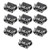 uxcell USB-AF PCB Connector Female Jack 10mm Short Body Front Insert Back SMT 10pcs