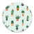 Cacti and succulents Round mosue pad Non-slip mouse pad Gaming mouse pad