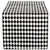 DII Holiday Table Runner, Harlequin Basic, 14x72", Black and Cream