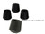 AKOAK 4 Pieces Table Chair Rubber Leg Tips Caps,1-1/4 Inch,Black