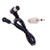 Fancasee Indoor 75 Ohm FM Antenna for Bose Wave Radio Stereo Receiver F Type Male Plug FM Antenna with 3.5mm Male Plug Jack Adapter Connector Antenna