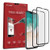 iCarez [Full Coverage Tempered Glass Screen Protector for iPhone X/Xs 5.8-Inch (Case Friendly) Easy Install [2 Pack 0.3MM 9H 2.5D]